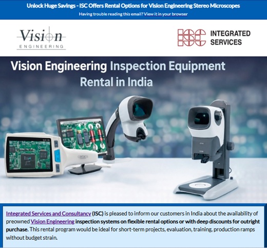 ISC rental offering